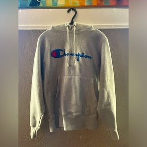 Champion Women’s Reverse Weave Gray Hoodie